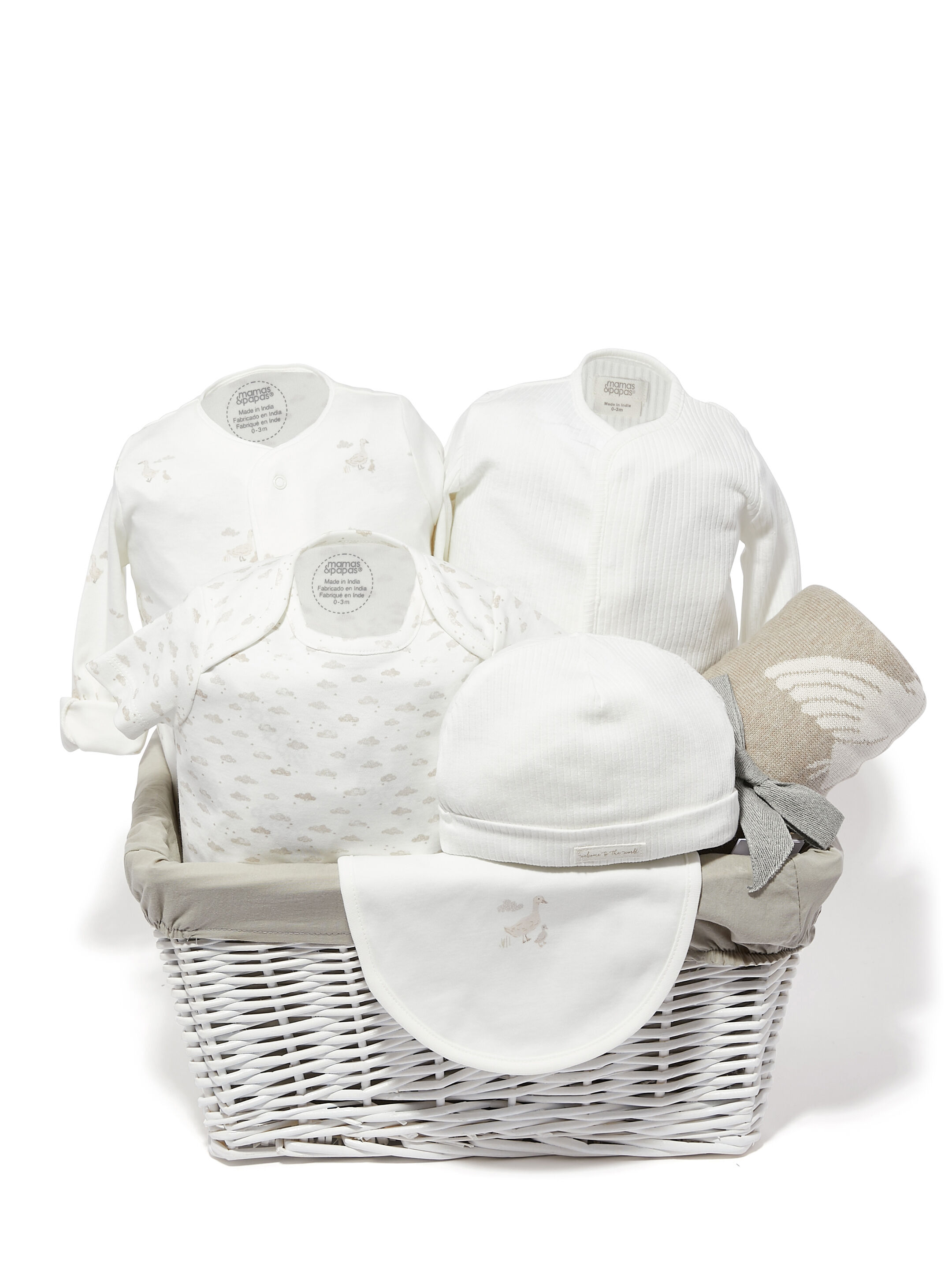 Baby Gift Hamper - Duckling outfit set & Knitted Blanket (0-3 months) image number 1